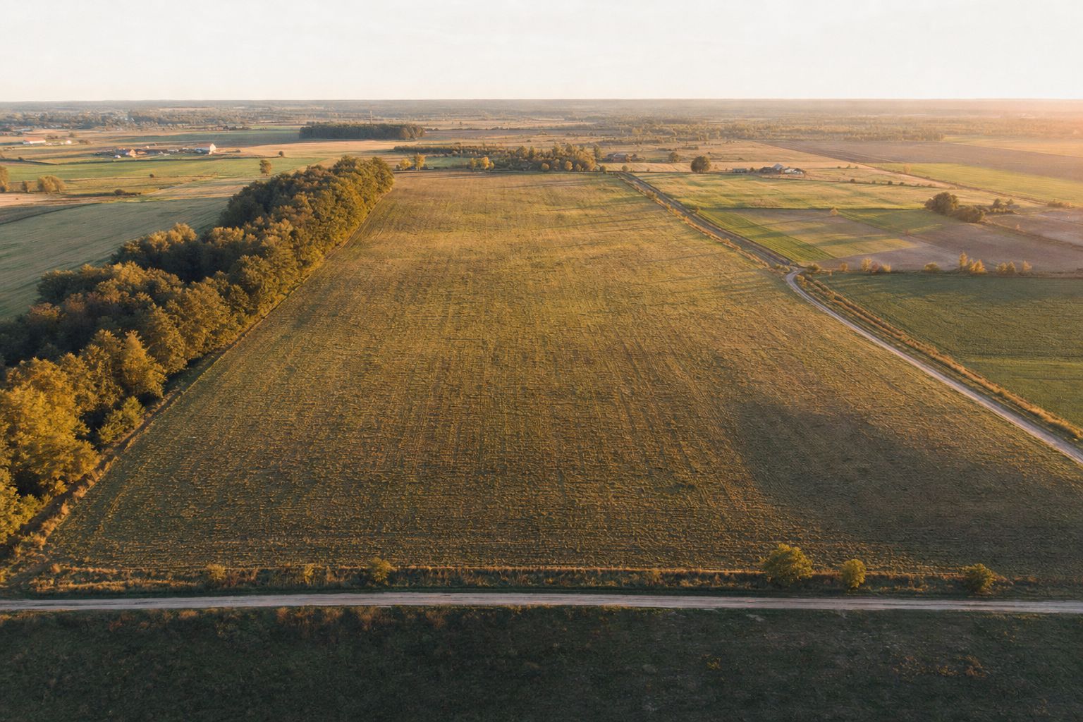 Teren przemysłowy Industrial Park Janowiczki — widok z lotu ptaka